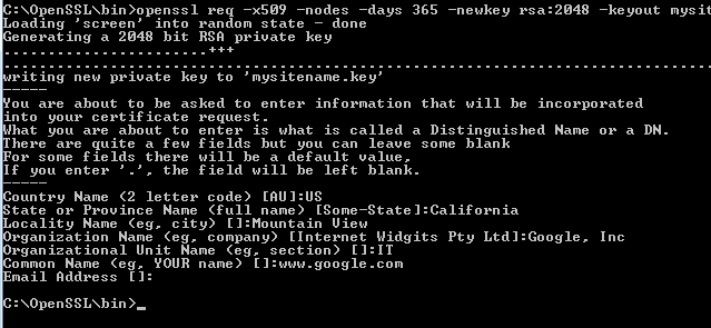 Generate Private Key From Certificate Linux