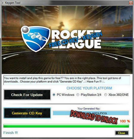 Rocket league keys net generator reviews